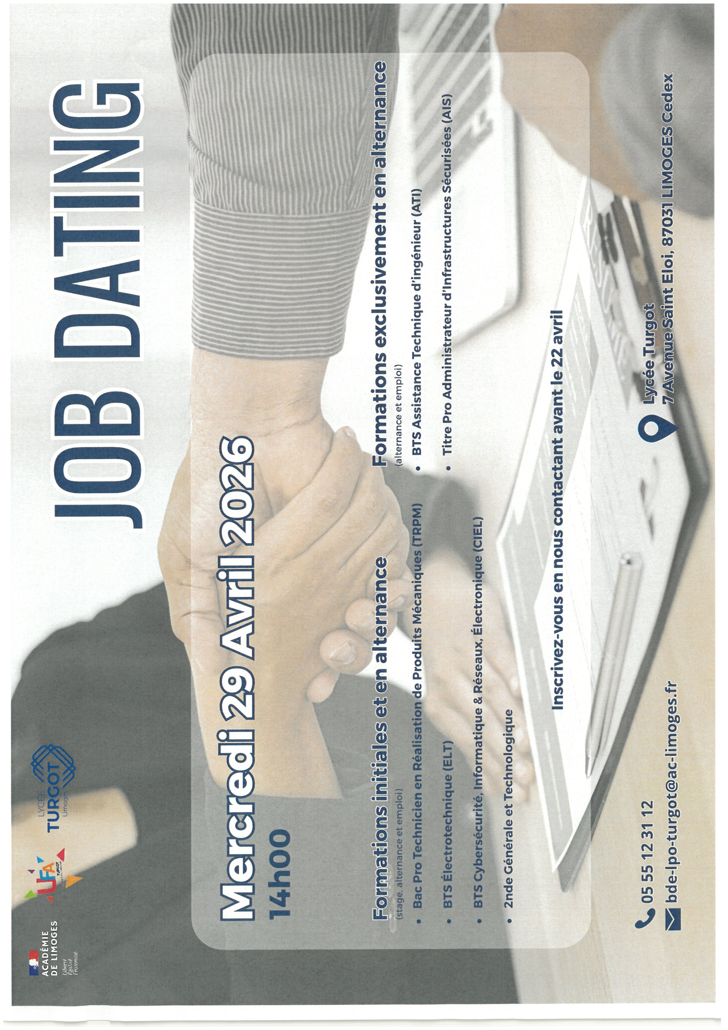 Job dating Ufa Turgot et lycée Turgot